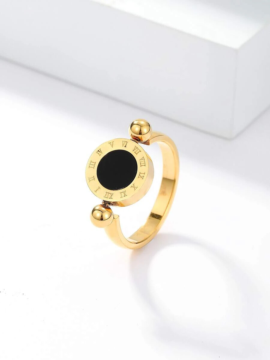 Anillos Sortijas Argollas de Oro 10K Para Mujer Joyeria Doble Piedra Multicolor