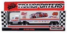 1:87 MATCHBOX NASCAR  49 "FERREE RACING " SUPER STAR TRANSPORTERS  TRUCK