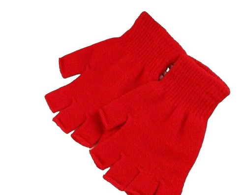 Kids Fingerless Thermal Gloves – Magic Stretch Winter Gloves For Boys & Girls Ages 4-8