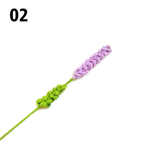 1 Stck. gehäkelt handgestrickt Blume Rose Tulpen Gänseblümchen Kunstblume Home Party Dekor - Bild 26 von 113