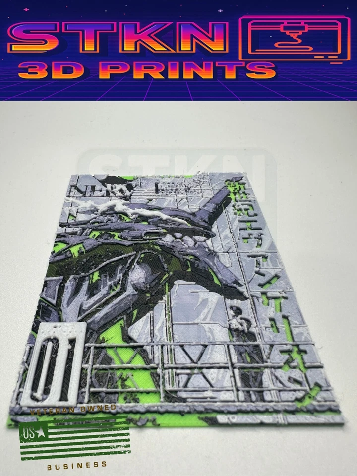 🎨 Neon Genesis Evangelion - Unit 01 - Large Decal Case Mod Magnet - Image 2 of 4