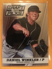 2013 Panini Prizm Perennial Draft Picks Rockies Daniel Winkler Rookie Card #19