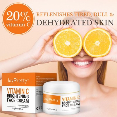 Vitamin C Skin Care Set Face Dark Spots Cream Serum Cleaning Gentle D4P7 G8E4