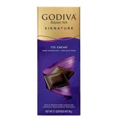 Godiva Signature 72% Cacao Dark Chocolate 90g KOSTENLOSER VERSAND WELTWEIT