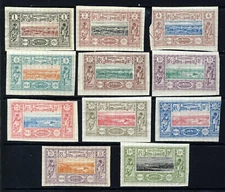 DJIBOUTI French Somali Coast 1894 Quadrille Gummed Paper SG 89 to SG 101 MINT