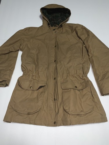 Vintage LL BEAN waxed Insulated Parka 
