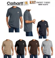 MEN'S HEAVYWEIGHT, WORKWEAR JERSEY T-SHIRT, POCKET, SHORT SLEEVE. TALL LT-3XLT