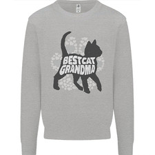 Best Cat Grandma Mens Sweatshirt Jumper