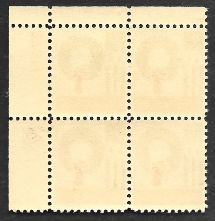 CHRISTMAS US#1205 WREATH AND CANDLES 1962 AMERICAS 1ST XMAS STAMP 4c PLATE BLOCK - Image 2 of 2