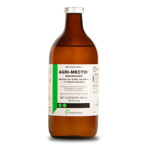 cattle swine treatment control internal external parasites 500ml iverm injectabl - Picture 5 of 5