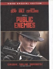 No Disc ORIGINAL COVER ART Public Enemies 2009 2-Disc DVD cover Johnny Depp
