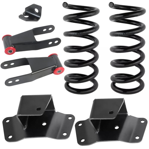 4 / 5 Control Arm Drop Kit for 88-98 Chevy / GMC C1500 V8 w/ Shocks + Notch