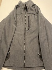 All in Motion Gray Zip Up Lightweight Jacket Activewear Size S