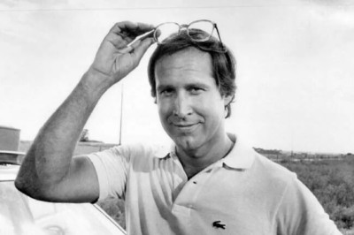 Chevy Chase klassisches Porträt als Clark Griswold National Lampoon's Vacation