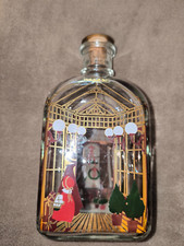 """ Holmegaard LIK&Ouml;RFLASCHE  - JULEFLASKE 1995 -  GEBRAUCHT VOLLKOMMEN OK """