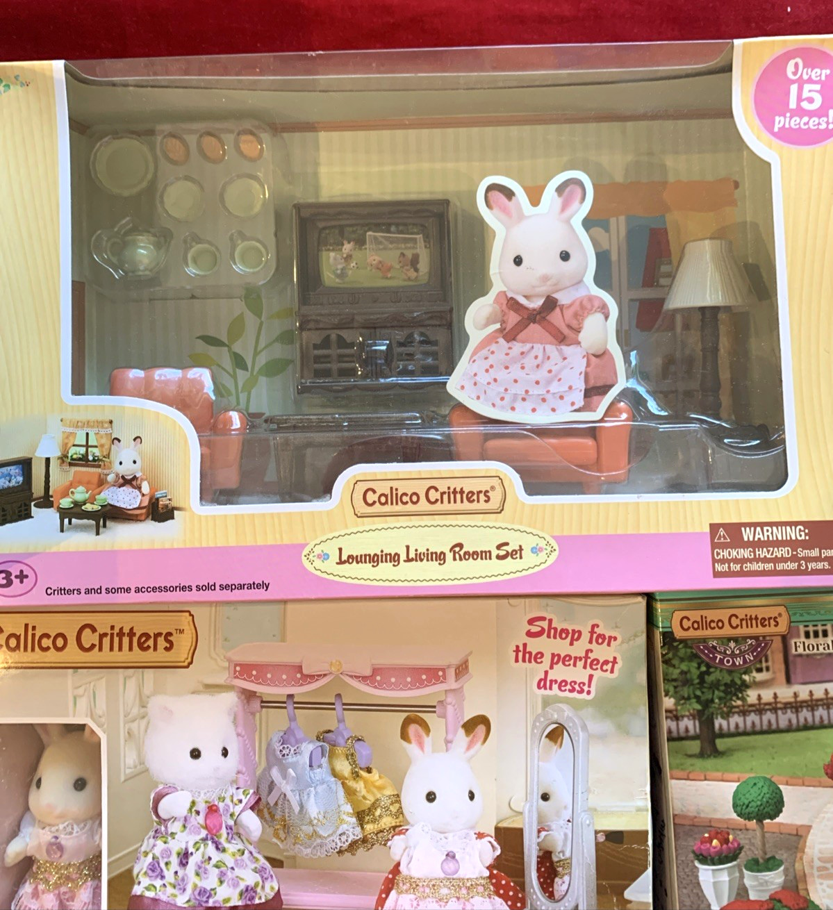 Calico Critters Accessories Furniture Epoch Sylvanian Family, Sold Individually