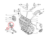 Klammer FüR Verschiedene Anwendungen Fiat - Alfa - Lancia Original 7711286