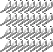 32 Pcs Picnic Tablecloth Clips for Outdoor Tables, Premium Table Cloth Clip Hold