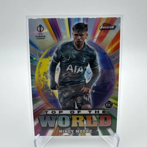 Mikey Moore 2024-25 Topps Finest UEFA UCC Top of the World Rookie RC #TW-31