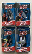 NEW Spy Gear Voice Scrambler Agent Listener Night Spyer Motion Alarm - 4pc Set