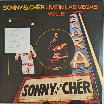 Sonny & Cher Live at Las Vegas Vol 2 Vinyl Record VG+/VG MCSP 257 1973