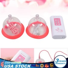 Electric Breast Enhancer Enlarger Massager Pump Vacuum Suction Enlargement B Cup