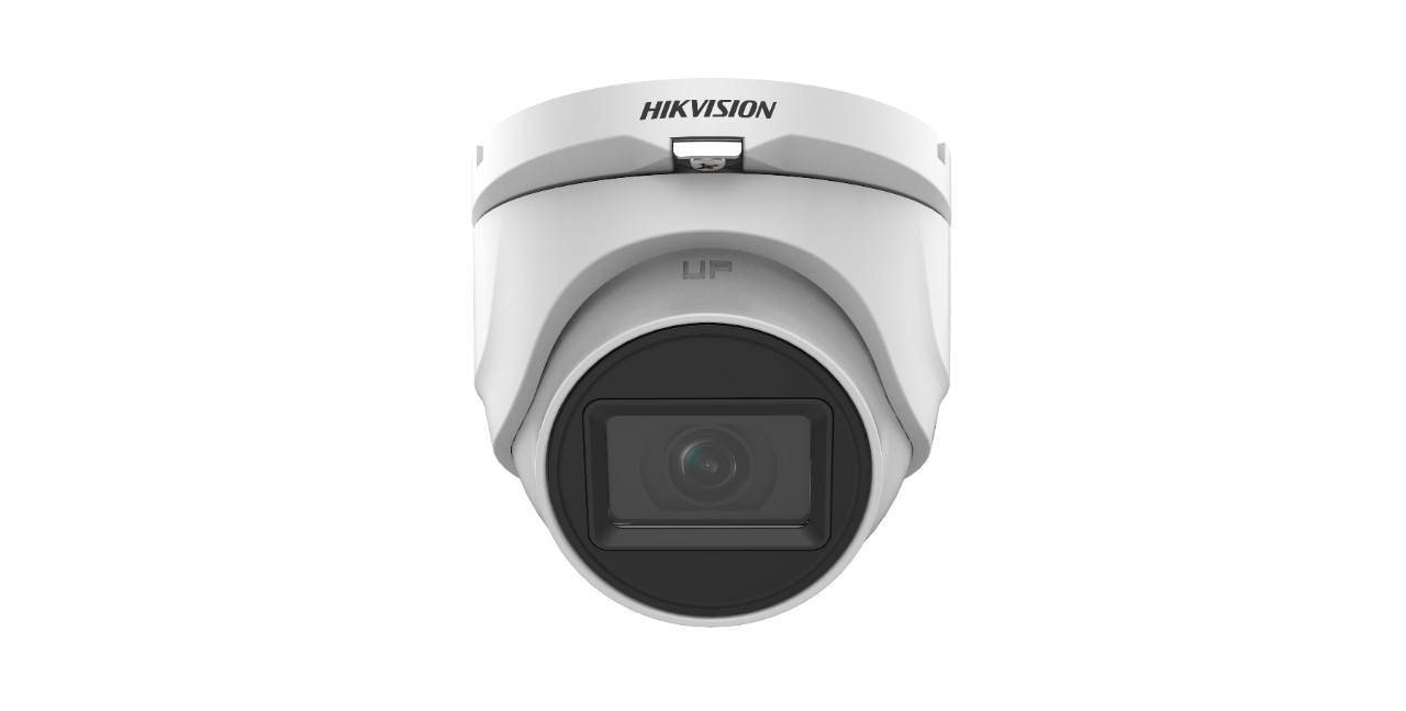 Hikvision 5MP Mini Dome DS-2CE76H0T-ITMFS | Audio Integrato e IP67