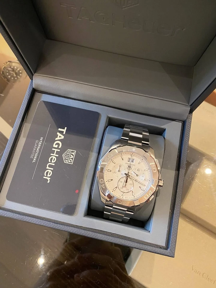 TAG Heuer Aquaracer Stainless Steel Band Wristwatches with
