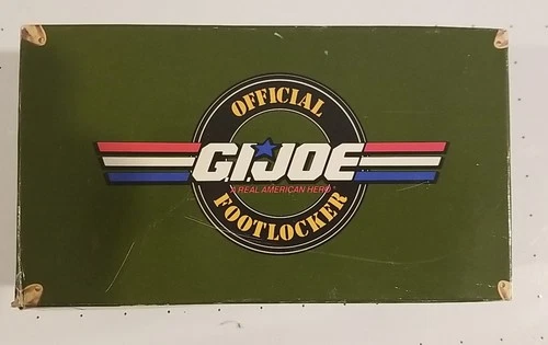 GI JOE OFFICIAL GI FOOTLOCKER  WITH TRADING CARDS Plus Hawk PSA Graded 10