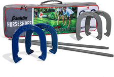 Horseshoes Sets - Metal Horseshoe Game Sets for Adults  Kids - Official Weight