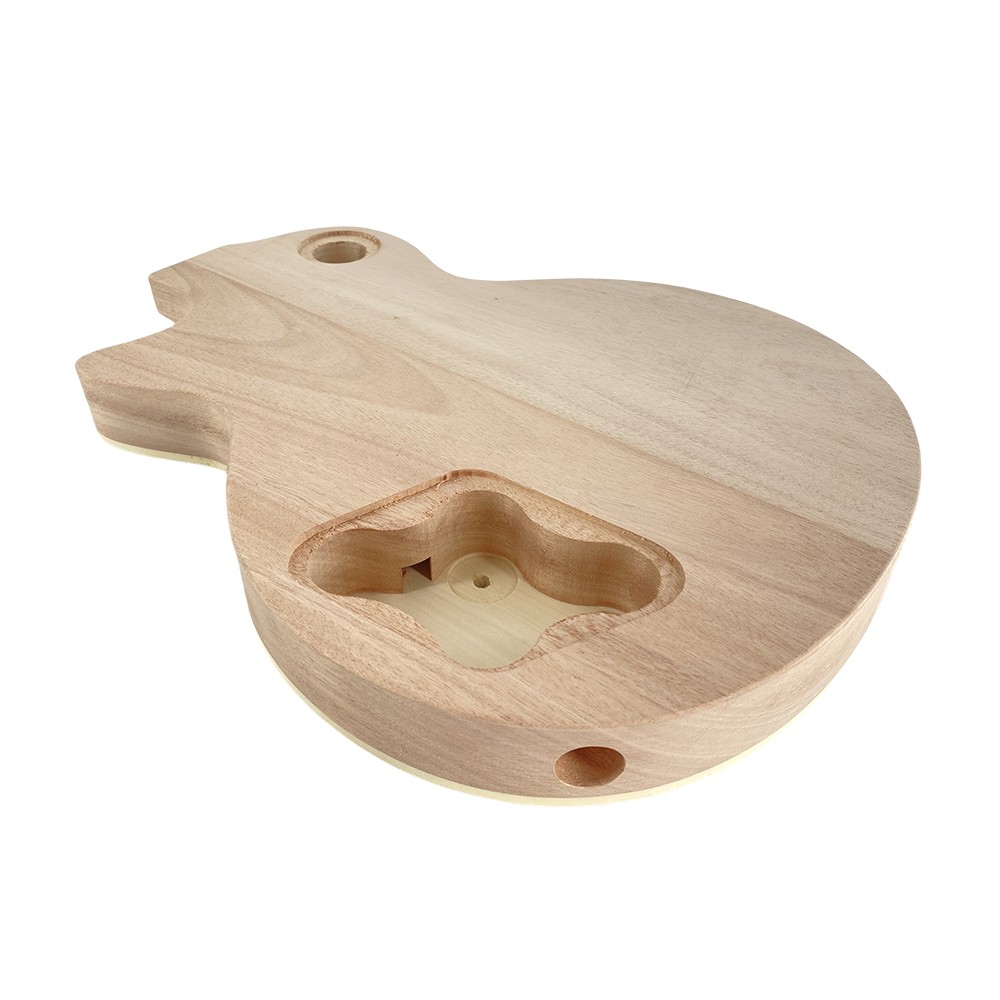 Corpo chitarra Flame Maple con attacco bullone di ricambio su pickup HH foto 3