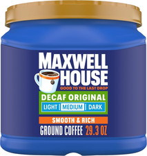 Maxwell House Decaffeinated Original Medium Roast Ground Coffee, 29.3 Oz Caniste 7.33 per pound