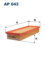 Filtron Luftfilter Ap 043 FüR Fiat