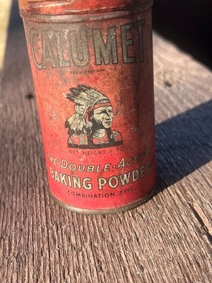Vintage 6oz Calumet Baking Powder Tin