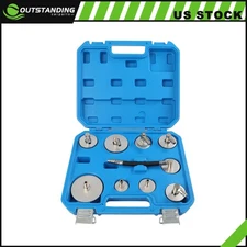 9pcs Automotive Brake Reservoir Adapter Set for Brake Fluid Bleeder