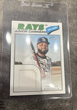 2026 Topps Heritage - Real One Relics Junior Caminero #ROR-JC (MEM)