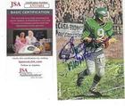 SONNY JURGENSEN SIGNED AUTOGRAPHED 4x6 CUSTOM ART CARD EAGLES REDSKINS JSA