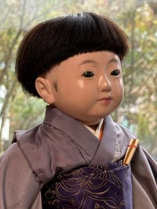 Ichimatsu Doll Higashitama Approximately 48cm A Dignified Boy