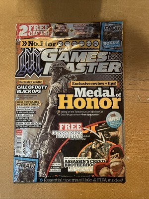 Games Master Magazine December 2010 With Poster ( No Beanie Hat )