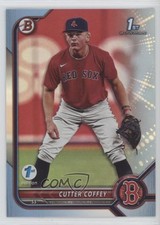 2022 Bowman Draft 1st Edition Sky Blue Foil Cutter Coffey #BD-200 1dq4
