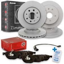 Zimmermann Bremsscheiben + Beläge Vorne Hinten passend für Mini Countryman All4