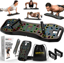 Push up Board,36 in 1 Home Gym Equipment with Ab Roller Wheel  Resistance Bands