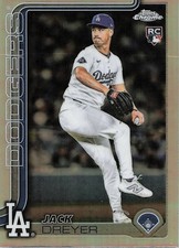 2025 Topps Chrome Update #USC39 Jack Dreyer Refractors Los Angeles Dodgers