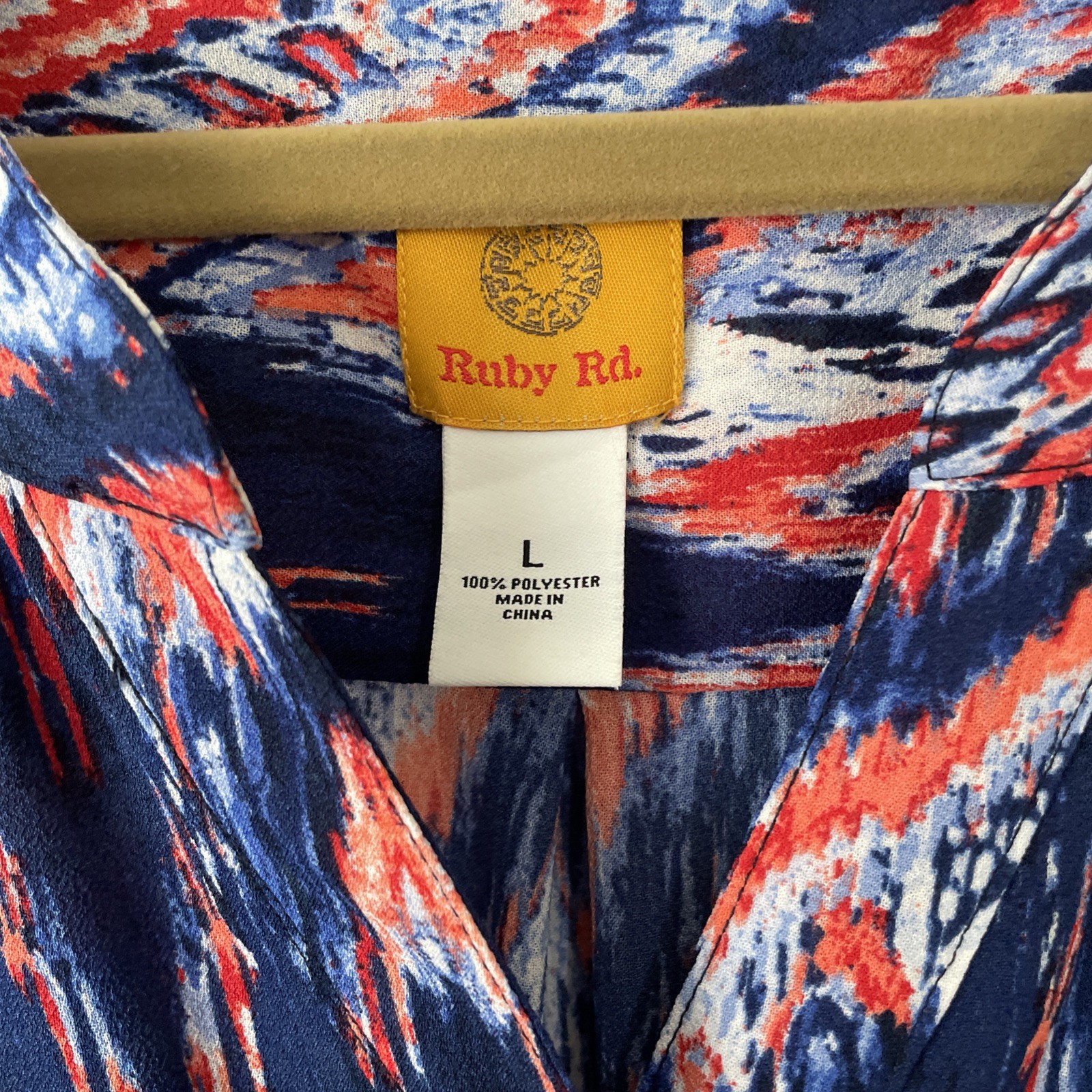 Ruby Road Tunic Top L Button Lightweight Casual R… - image 2