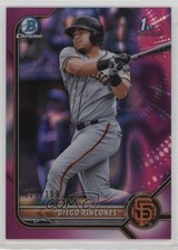 2022 Bowman Chrome Prospects Fuchsia Lava Refractor 125/199 Diego Rincones 1g5d