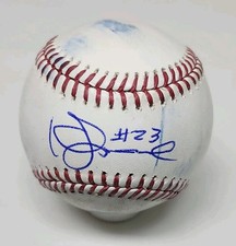 Kyle Snyder Signed Autographed Game Used Major League Baseball RAYS