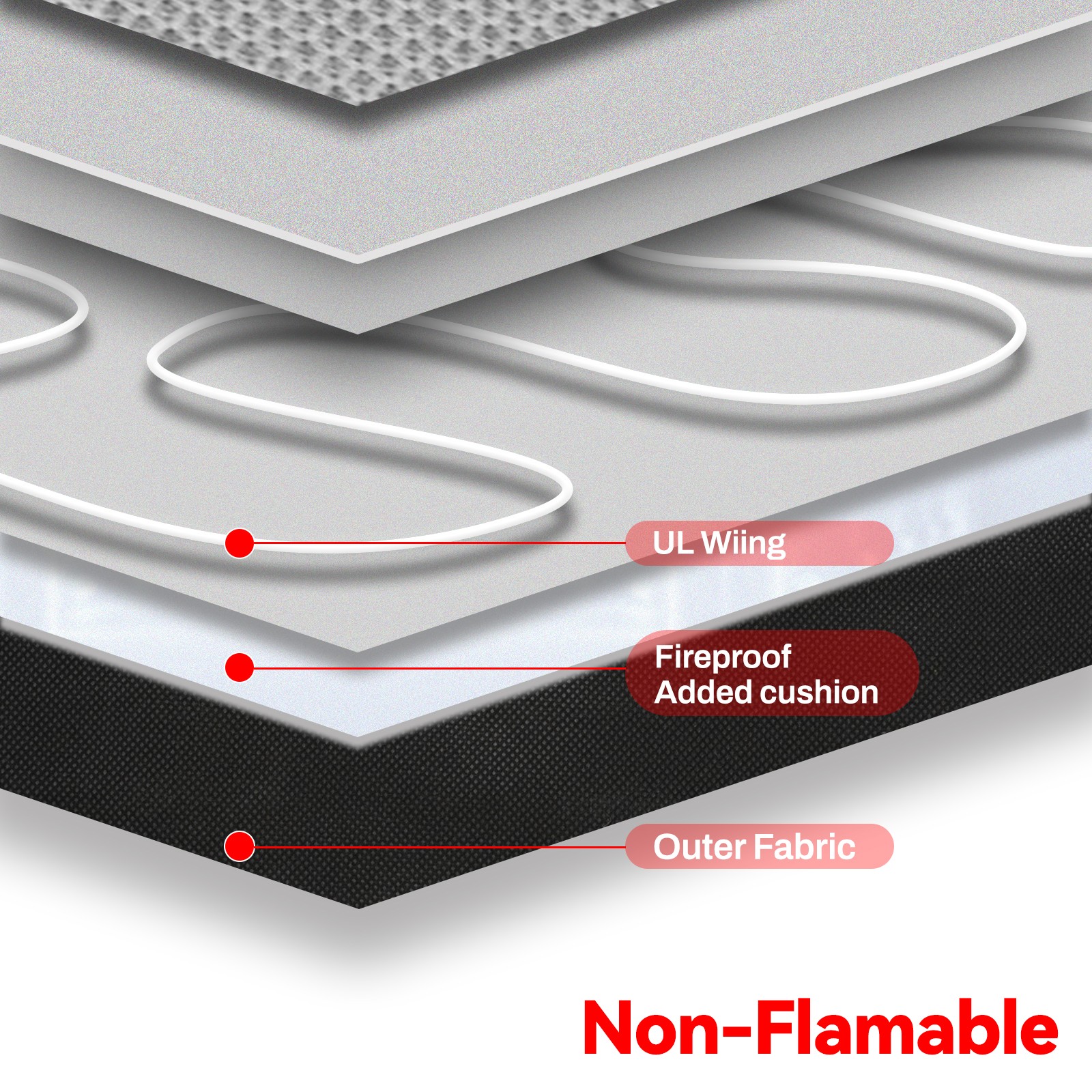 Universal 12 V Heated Car Seat Cover Cushion Heater Warmer Heat Winter Pad Black