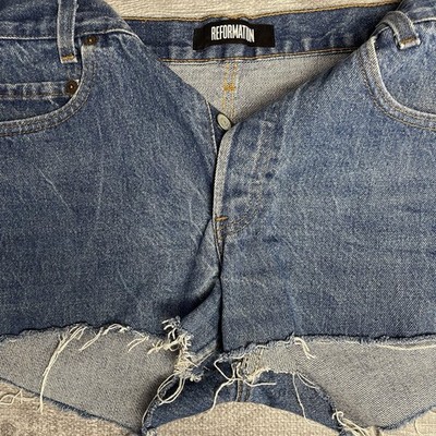 Women Reformation Repurposed Garment   Short Size 26