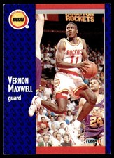 1991-92 Fleer Vernon Maxwell Houston Rockets #76