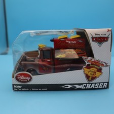 Disney Pixar Cars MCQUEEN SOUVENIR TRUCK MATER CHASER Disney Store 1:43 ¡Diecast!